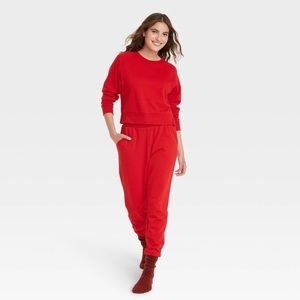 Red Colsie Sweats from Target